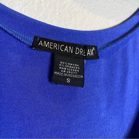 American Dream | Blue Ruffle Shirt | Size S - Picture 5 of 5